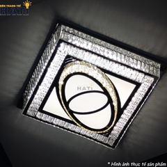 Đèn ốp pha lê vuông Edenia - HTC 051Q