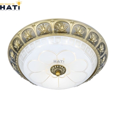 Đèn ốp trần tân cổ điển cao cấp Zeon nổi bật với phong cách thanh lịch và đường nét trang trí tinh xảo, phù hợp cho phòng khách, phòng ngủ hoặc không gian nội thất sang trọng