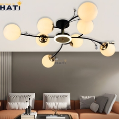 . Đèn ốp trần decor Aro phù hợp lắp đặt tại phòng khách, phòng ngủ hoặc hành lang, giúp không gian trở nên gọn gàng và hài hòa hơn.