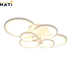 Đèn ốp trần led 6 vòng tròn