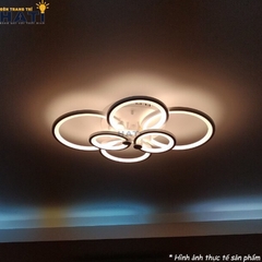 Đèn ốp trần led 6 vòng tròn