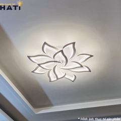 Đèn ốp trần led hình lưỡi rìu 12 cánh
