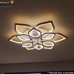 Đèn ốp trần led hoa sen 8+4 cánh