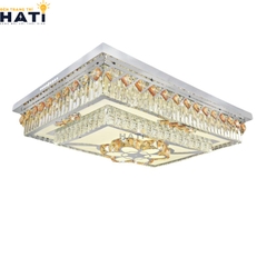 Đèn ốp trần pha lê chữ nhật Graine