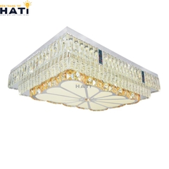 Đèn ốp trần pha lê chữ nhật Seraphina