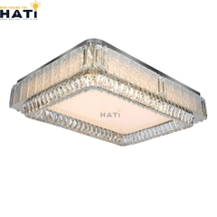Đèn ốp trần pha lê chữ nhật Theron mang phong cách hiện đại kết hợp pha lê cao cấp, tạo điểm nhấn ánh sáng ấn tượng cho không gian sống