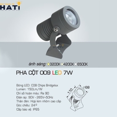 Đèn pha mặt dựng Anfaco PHA CỘT 009 3w - 5w - 7w - 10w - 15w - 20w - 30w