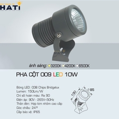 Đèn pha mặt dựng Anfaco PHA CỘT 009 3w - 5w - 7w - 10w - 15w - 20w - 30w