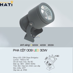 Đèn pha mặt dựng Anfaco PHA CỘT 009 3w - 5w - 7w - 10w - 15w - 20w - 30w