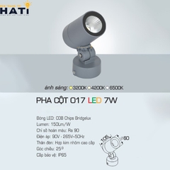 Đèn pha mặt dựng Anfaco PHA CỘT 017 7w - 12w