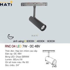 Đèn ray nam châm Anfaco RNC 04 7w - 12w - 24w