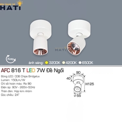 Đèn rọi đế ngồi Anfaco AFC 816 màu trắng - đen 7w