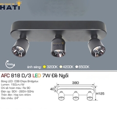 Đèn rọi đế ngồi Anfaco AFC 818 màu trắng - đen 7w