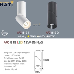 Đèn rọi đế ngồi Anfaco AFC 819 màu trắng - đen 12w