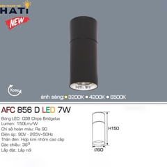 Đèn rọi đế ngồi Anfaco AFC 856 màu trắng - đen 7w