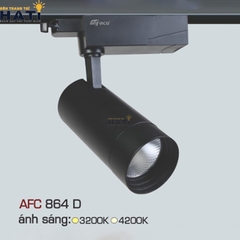 Đèn rọi ray Anfaco AFC 864 màu trắng - đen 30w