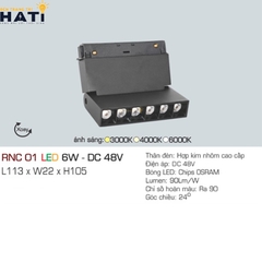 Đèn ray nam châm Anfaco RNC 01 6w - 12w