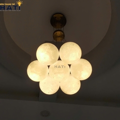 Đèn thả chùm mặt trăng 7 bóng