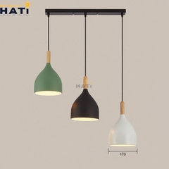 Phối cảnh Đèn Thả Combo Cole trong không gian sang trọng