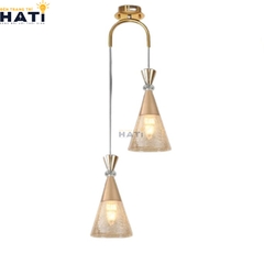 Đèn thả combo Rope 2 bóng vàng