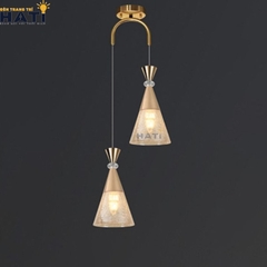 Đèn thả combo Rope 2 bóng vàng