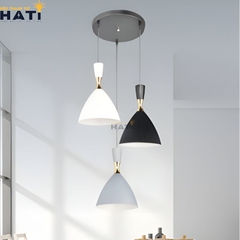 Bộ combo phối hợp hài hòa giữa các đèn thả, mang lại hiệu ứng ánh sáng đồng đều và thẩm mỹ cao.