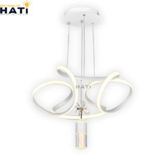 Đèn thả decor Giselle phù hợp lắp đặt cho phòng khách chung cư, tạo điểm nhấn ấn tượng và nâng tầm thẩm mỹ nội thất.