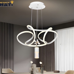 Đèn thả decor Giselle phù hợp lắp đặt cho phòng khách chung cư, tạo điểm nhấn ấn tượng và nâng tầm thẩm mỹ nội thất.