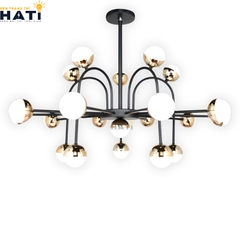 Đèn thả decor Raanana phù hợp cho căn hộ chung cư, đặc biệt là phòng khách và khu vực bàn ăn cần sự tinh tế.
