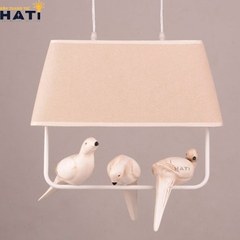 Đèn thả decor 3 chú chim đậu