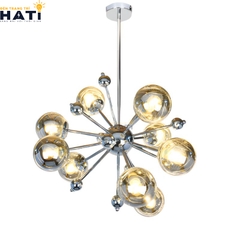 Đèn thả decor Grapes thiết kế nghệ thuật ấn tượng, tạo điểm nhấn chiếu sáng sang trọng phù hợp lắp đặt cho chung cư và nhà phố.