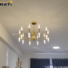 Đèn thả decor màu vàng Agostina 20 bóng  - TDC127/VA/20