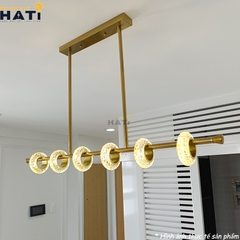 Đèn thả LED Nivia màu vàng sang trọng