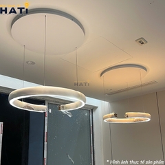 Đèn thả led xi vàng chữ C