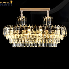 Đèn thả ngang Armonelle gây ấn tượng với thiết kế mềm mại và hiện đại, phù hợp lắp đặt trên bàn ăn, bàn đảo bếp hoặc không gian phòng khách sang trọng.