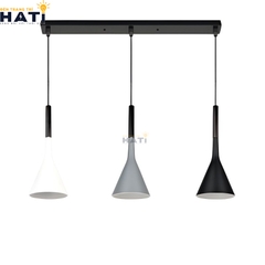 Đèn thả ngang Aurevina là lựa chọn lý tưởng cho bàn ăn dài hoặc quầy đảo bếp, giúp phân bổ ánh sáng đồng đều và tạo cảm giác ấm cúng.