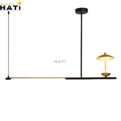 Đèn thả ngang Cyclops màu đen