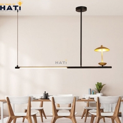 Đèn thả ngang Cyclops màu đen