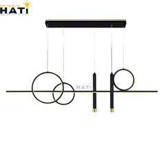 Đèn thả ngang Luxoria sở hữu thiết kế hiện đại và tinh tế, phù hợp lắp đặt trên bàn ăn, bàn đảo bếp hoặc không gian phòng khách sang trọng.