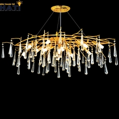 Đèn thả ngang Orlavia sở hữu thiết kế tinh giản và hiện đại, phù hợp lắp đặt trên bàn ăn, bàn đảo bếp hoặc khu vực tiếp khách sang trọng.
