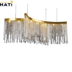 Đèn thả ngang pha lê Glimmer