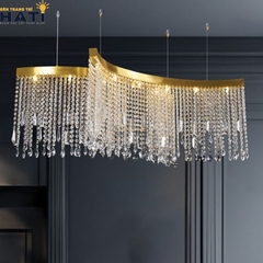 Đèn thả ngang pha lê Glimmer