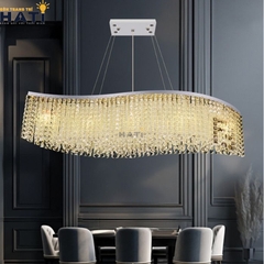 Đèn thả ngang pha lê Luminous