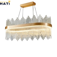 Đèn thả ngang pha lê Sunlit