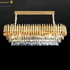 Đèn thả ngang Solenne Lux cao cấp phù hợp lắp đặt cho bàn ăn, căn hộ chung cư, nhà phố và biệt thự. Thiết kế sang trọng giúp không gian trở nên nổi bật và tinh tế hơn. Ánh sáng lan tỏa hài hòa, tạo cảm giác ấm cúng khi sử dụng.