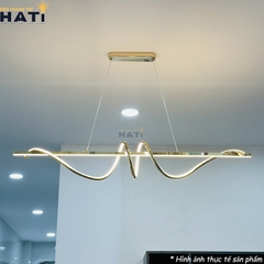 Đèn thả ngang phòng khách