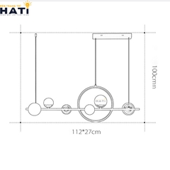 Đèn thả ngang TN29