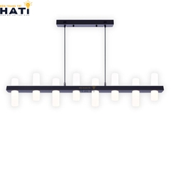 Đèn thả ngang Zafrina sở hữu thiết kế hiện đại và cuốn hút, phù hợp lắp đặt trên bàn ăn, bàn đảo bếp hoặc không gian phòng khách cần điểm nhấn nổi bật.