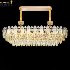 Đèn thả ngang Zephyrella nổi bật với thiết kế thanh mảnh và hiện đại, phù hợp lắp đặt trên bàn ăn, bàn đảo bếp hoặc khu vực sinh hoạt chung sang trọng.