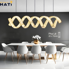 Đèn thả ngang Zorevina cao cấp phù hợp lắp đặt cho bàn ăn, nhà phố và căn hộ chung cư hiện đại. Kiểu dáng thanh thoát giúp không gian trở nên hài hòa và tinh tế hơn. Ánh sáng lan tỏa đồng đều, tạo cảm giác ấm cúng trong sinh hoạt hằng ngày.